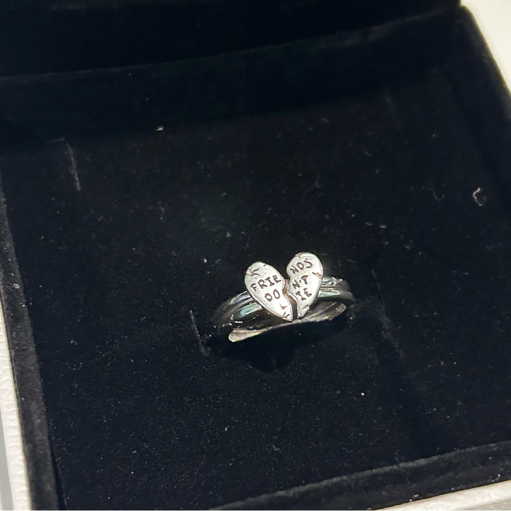 Pandora Ring 2 pieces no Box size 56 - Picture 3 of 10